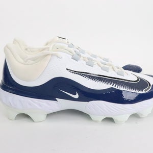 Nike Alpha Huarache Elite 4 Low MCS White Black FD6255-103 Mens Size 14