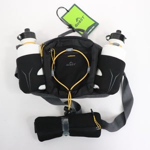 Quest H20 Waist Pack  2 water bottle Pocket Storage Running Hiking- Brand New