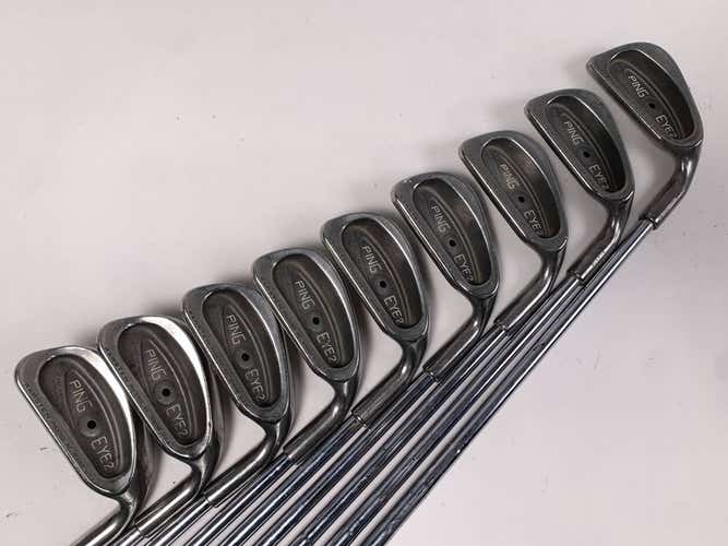 Ping Eye 2 Iron Set 2-PW Black Dot Karsten ZZ-Lite Stiff Steel Mens RH