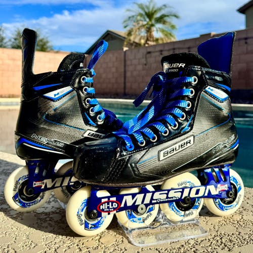 Blue 2018 Bauer Nexus N2900 Hockey Skates Regular Width 7.5 (Used)