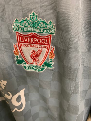 Liverpool FC Gray XXL Men's Adidas Jersey (New)
