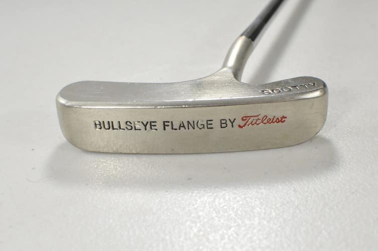 Titleist 2002 Scotty Cameron Bulls Eye Platinum Flange 34" Putter RH # 217905