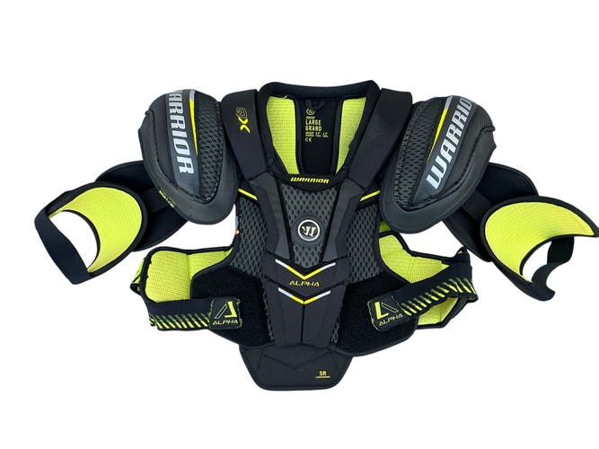 Warrior Alpha QX PRO Shoulder Pads Pro Stock Large 69420