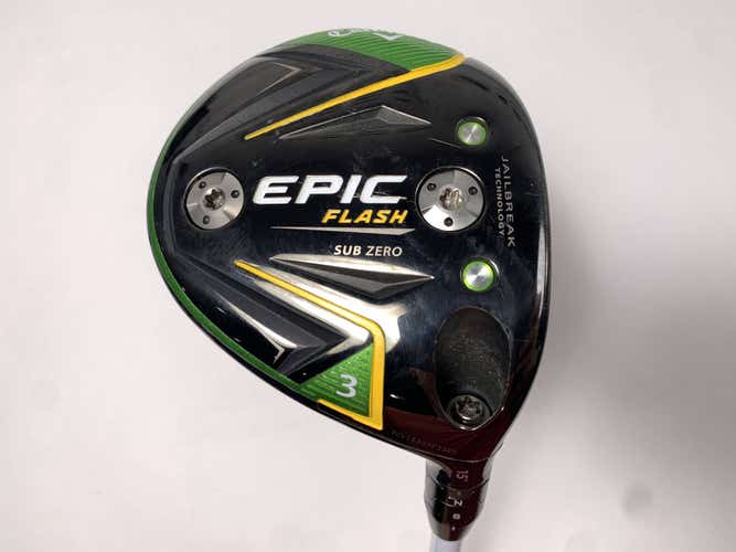 Callaway EPIC Flash Sub Zero Tour Issue 3 Wood 15* Atmos 8TX Black XStiff RH HC