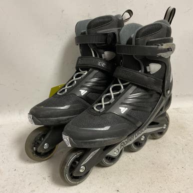 Used Rollerblade ZETRABLADE Senior Rec Fitness Skates Black Senior 10 11855-S000203157