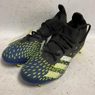 Used Adidas FY0610 Soccer Cleats Black And Navy Blue Senior 8.5 11855-S000203156