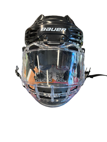 Used Bauer IMS 5.0 SM Helmet Cage Combo Black SM 11682-S000132073