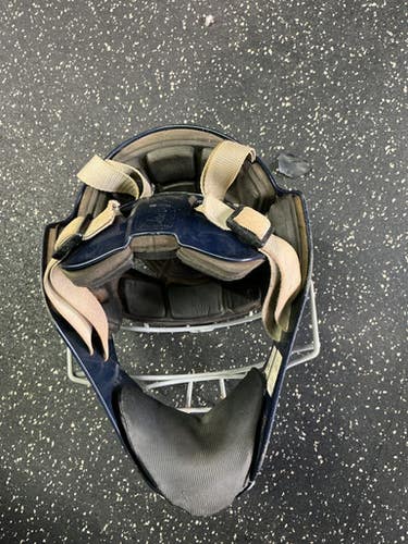 Used Wilson CATCHERS HELMET/MASK Catchers Helmet w/Mask Navy Blue One Size 10743-S000475139