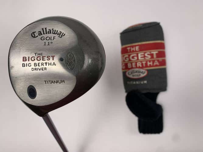 LEFTY Callaway Biggest Big Bertha Driver 11* Ultra Light Regular Graphite LH HC