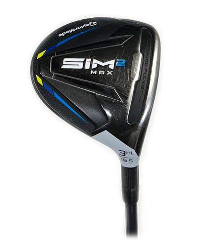 TaylorMade Sim2 Max 16.5* 3 Wood HL Graphite Ventus Blue Senior Flex