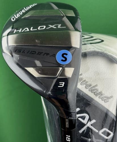 Cleveland Halo XL Rescue 3-Hybrid 18* Stiff Flex Tensei AV Blue NEW #91437