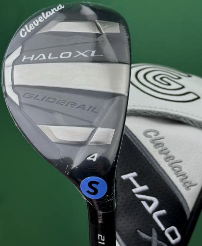 Cleveland Halo XL Rescue 4-Hybrid 21* Stiff Flex Tensei AV Blue w/ Cover NEW