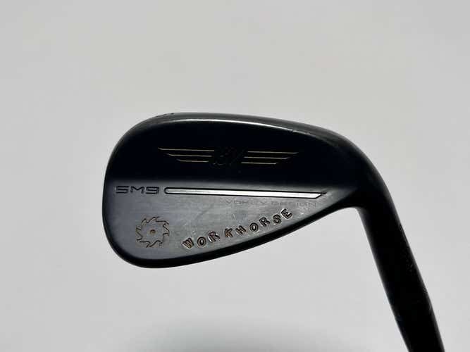 Titleist Vokey SM9 Jet Black Wedge 46* 10 Bounce F-Grind Wedge Steel Mens RH