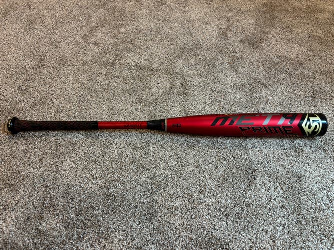 Used 2019 Louisville Slugger Meta Prime BBCOR Baseball Bat - 34 Inch/31 oz.