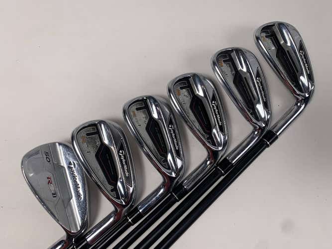 TaylorMade RSi 1 Iron Set 6-PW+AW REAX 55g Senior Graphite Mens RH