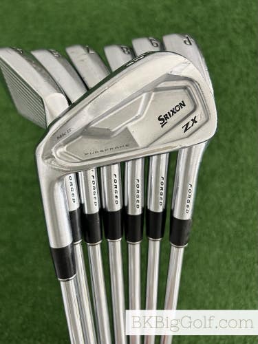 LH Srixon ZX7 Mkii Forged Iron Set 4-P / Project X 6.5 Extra Stiff