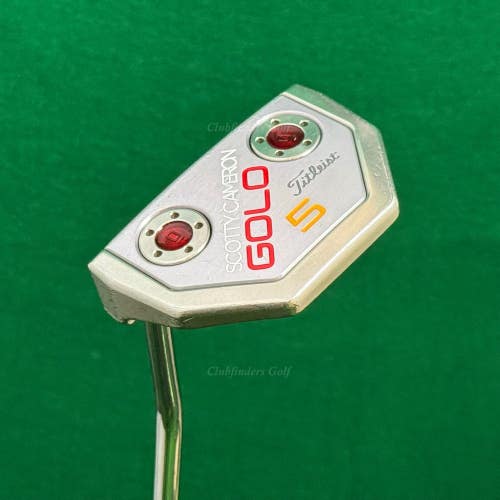 LH Scotty Cameron 2016 GoLo 5 35" Single-Bend Mallet Putter Golf Club Titleist