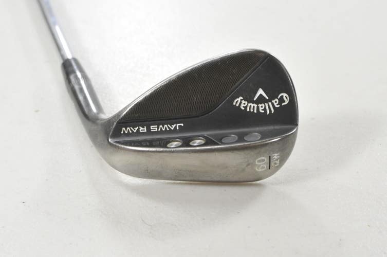 Callaway Jaws Raw Black Plasma 60*-12W Wedge Right DG Spinner 115g Steel #217645