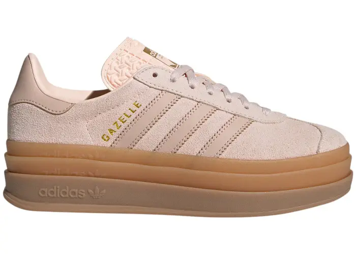 Size 6 - adidas Gazelle Bold Wonder Quartz Wonder Taupe Gum (GS) JQ1296