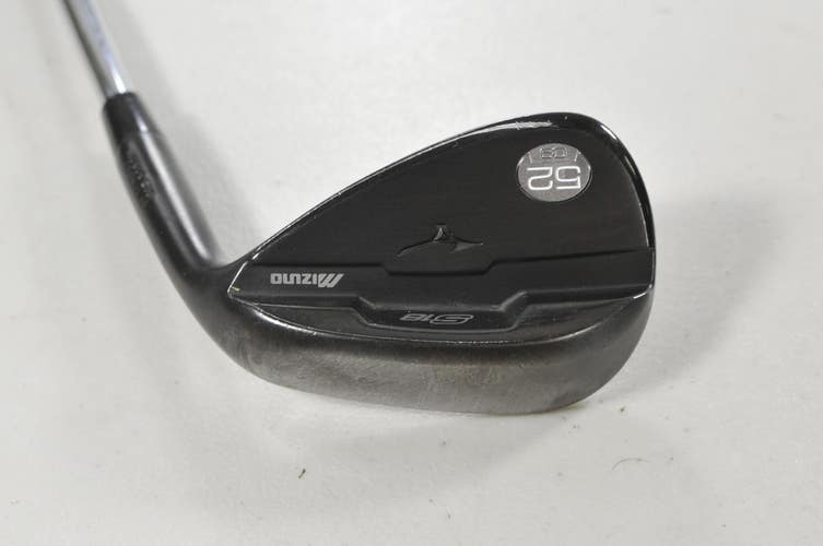 Mizuno S18 Gunmetal Black 52*-09 Wedge Right DG Wedge Flex Steel  # 218279