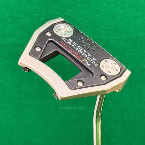 Scotty Cameron Futura 7M 34" Single-Bend Putter Titleist w/ Super Stroke & HC