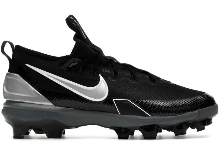 Size 12 - Nike Force Trout 9 Elite MCS Black White Metallic Silver FZ0884-001