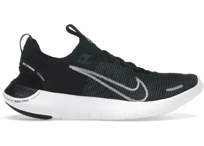 Size 10 - Nike Free RN Next Nature Black White FB1276-002
