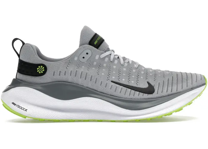 Size 10.5 - Nike ReactX Infinity Run 4 Wolf Grey Lime DR2665-002