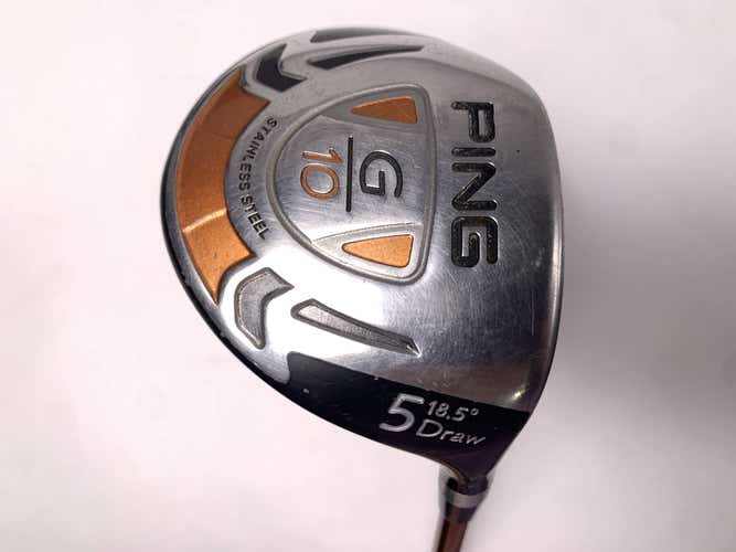 Ping G10 Draw 5 Fairway Wood 18.5* TFC 129 F Stiff Graphite Mens RH