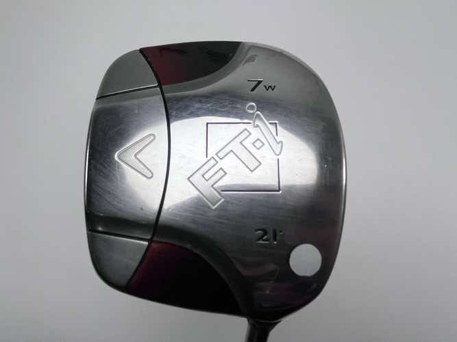 Callaway FT-i Squareway 7 Fairway Wood 21* Fujikura Sakura Ladies RH