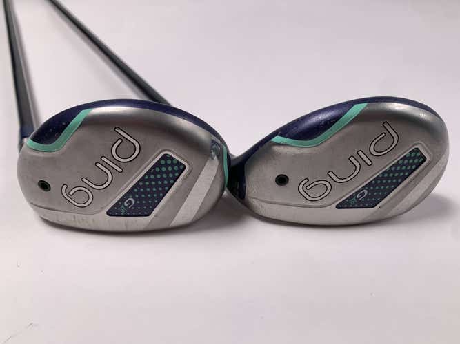 Ping G LE 4 & 5 Hybrid Set 22* 26* TFC 80 F Lite Senior Graphite Mens RH