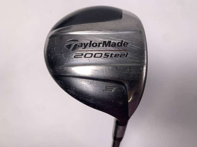 TaylorMade 200 Steel 3 Fairway Wood 15* Lite 80g Regular Graphite Mens RH