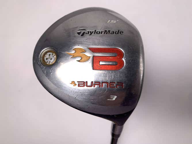 TaylorMade Burner 2008 3 Fairway Wood 15* REAX 49g Stiff Graphite Mens RH READ