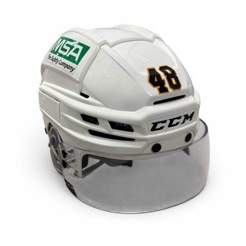 CCM Super Tacks X Helmet Pro Stock With CCM Visor (Extreme Light Use) - Medium White