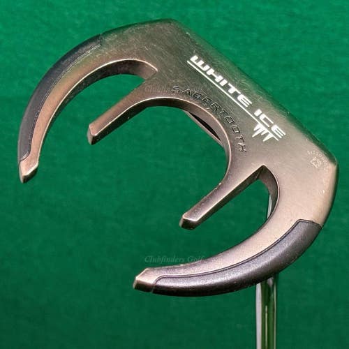 Odyssey White Ice Sabertooth 34" Double-Bend Mallet Putter Golf Club