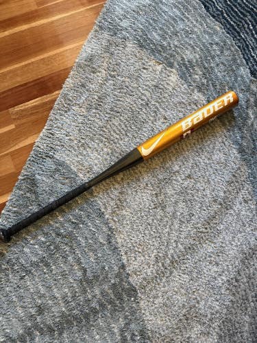 Super Rare Nike Bauer one90 MonoComp Composite Bat 34 28oz