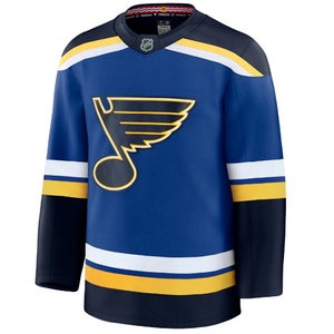 St. Louis Blues Men's Fanatics Premium Alternate Jersey - Size 54 NWT