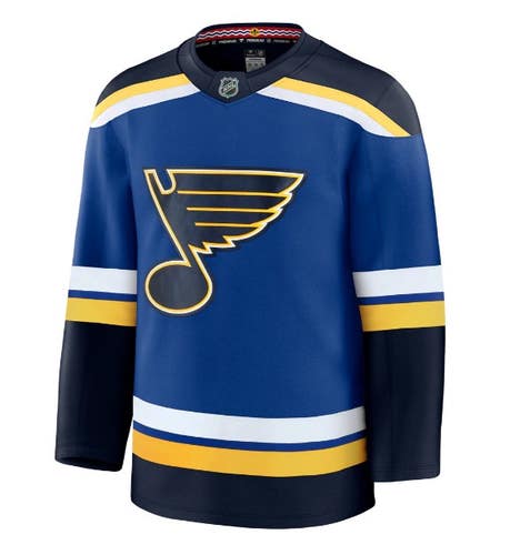 St. Louis Blues Men's Fanatics Premium Alternate Jersey - Size 54 NWT
