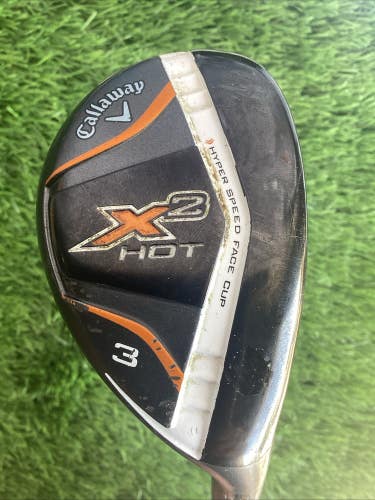 Callaway X2 Hot 3-Hybrid 19* With Stiff Graphite Shaft