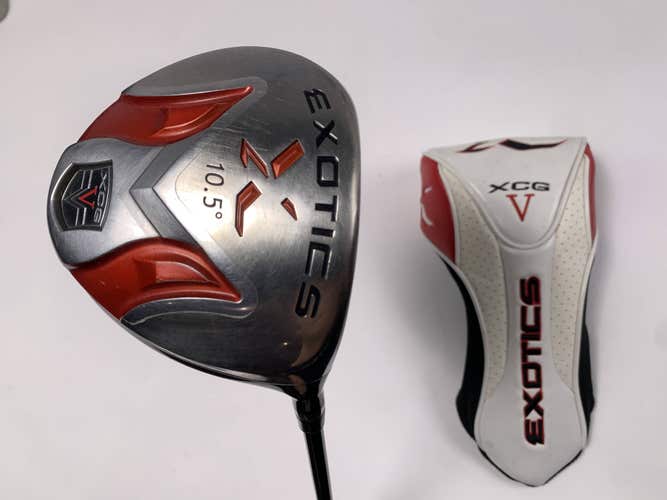 Tour Edge Exotics XCG-V Driver 10.5* Tour AD Exotics 66g Regular RH HC