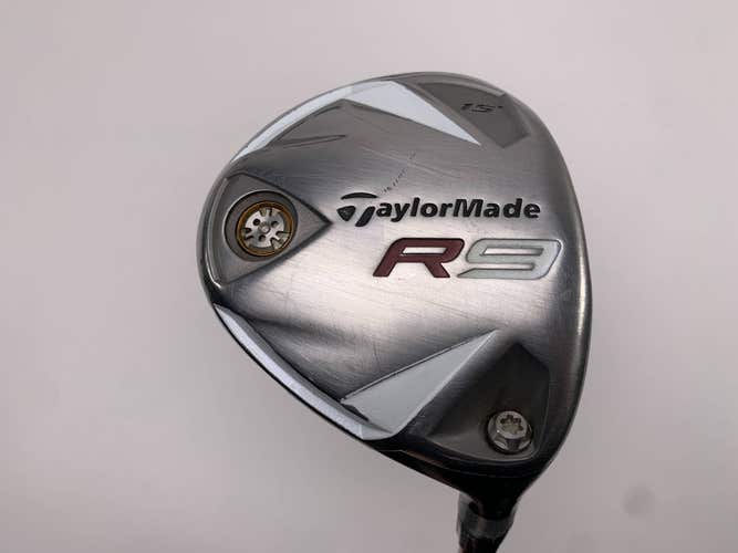TaylorMade R9 3 Fairway Wood 15* Fujikura Motore 65g Regular Graphite Mens RH