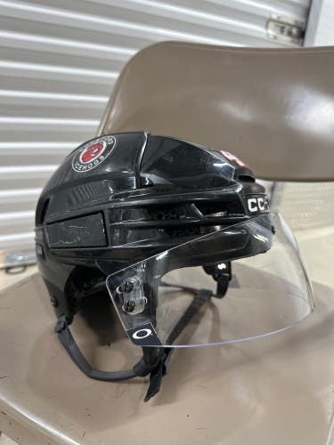 Ahl Rockford Ice Hogs Small CCM Super Tacks X Helmet Pro Stock (Used)