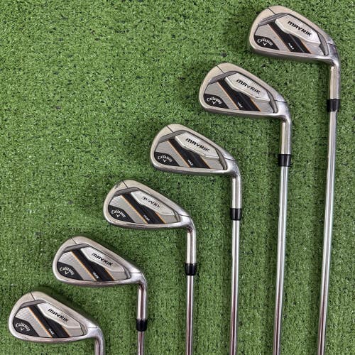 Callaway Mavrik Max Iron Set 5-PW KBS Max Regular Flex 80g Steel -1 Short