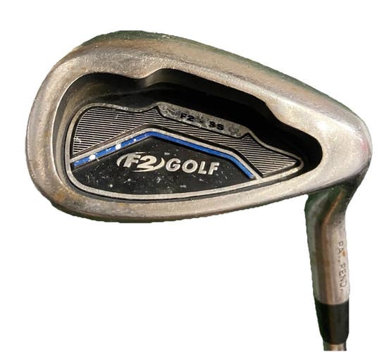 F2 Golf Face Forward Sand Wedge 56* Stiff Flex Steel 35 Inches RH New Grip