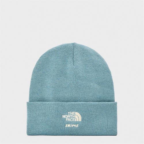 The North Face x Skims FW25 Beanie Women's Kyanite Blue Knit Winter Hat DAB342