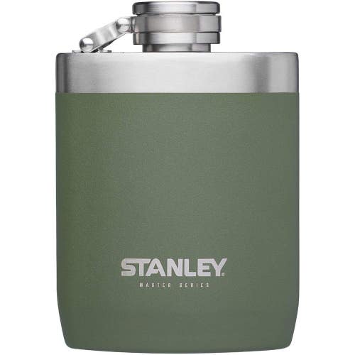 Stanley Master 10-02892-018 Flask 8oz Hammertone Green Stainless Steel DAB344
