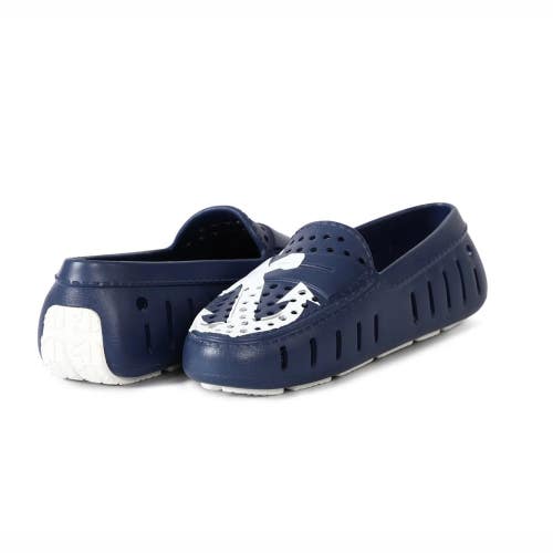 Floafers Country Club Driver Loafers Men's US 8M Navy White Anchor Slip On NLW29
