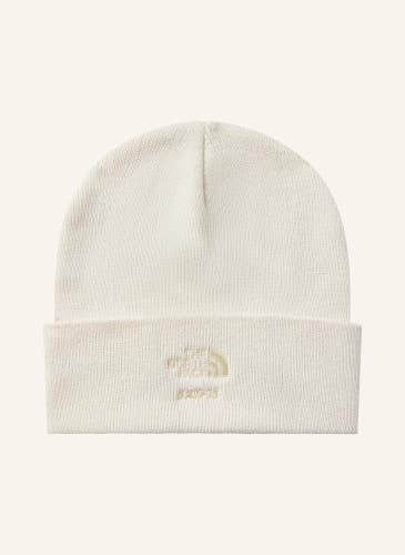 The North Face x Skims FW25 Beanie Women's White Polyester Knit Winter Hat DAB34