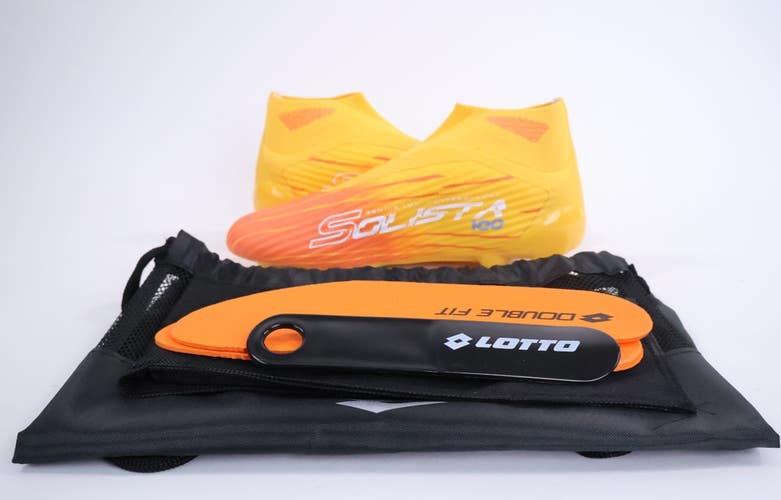 LOTTO SOLISTA 100 FG FOOTBALL BOOTS Size 8 221351-CX3 NEW