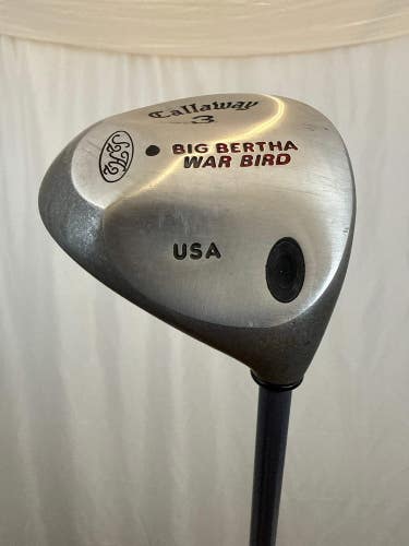 Callaway Big Bertha Warbird 3-Wood 15 Aldila RCH 90 Regular Flex 42.75 +HC